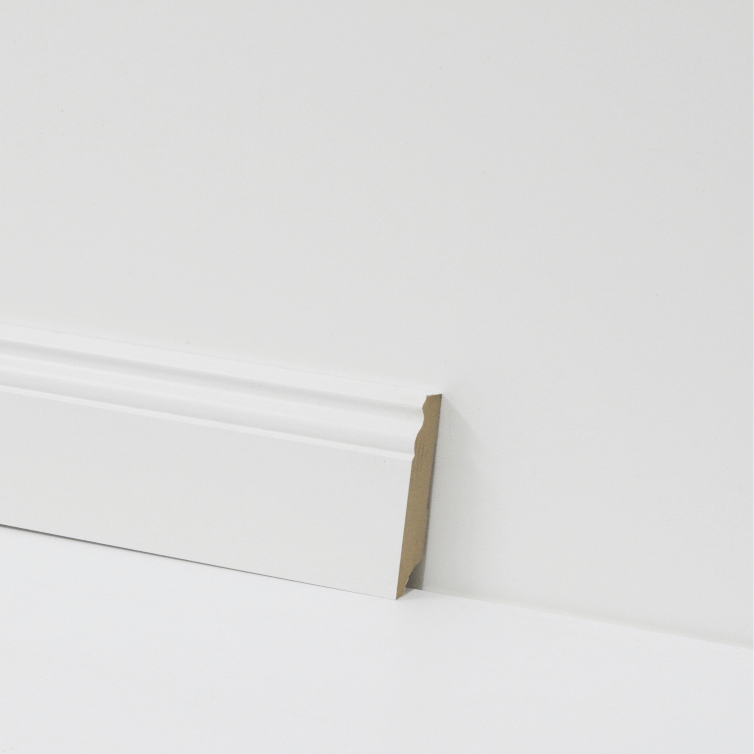 MDF plint - Wit - 19x70 mm