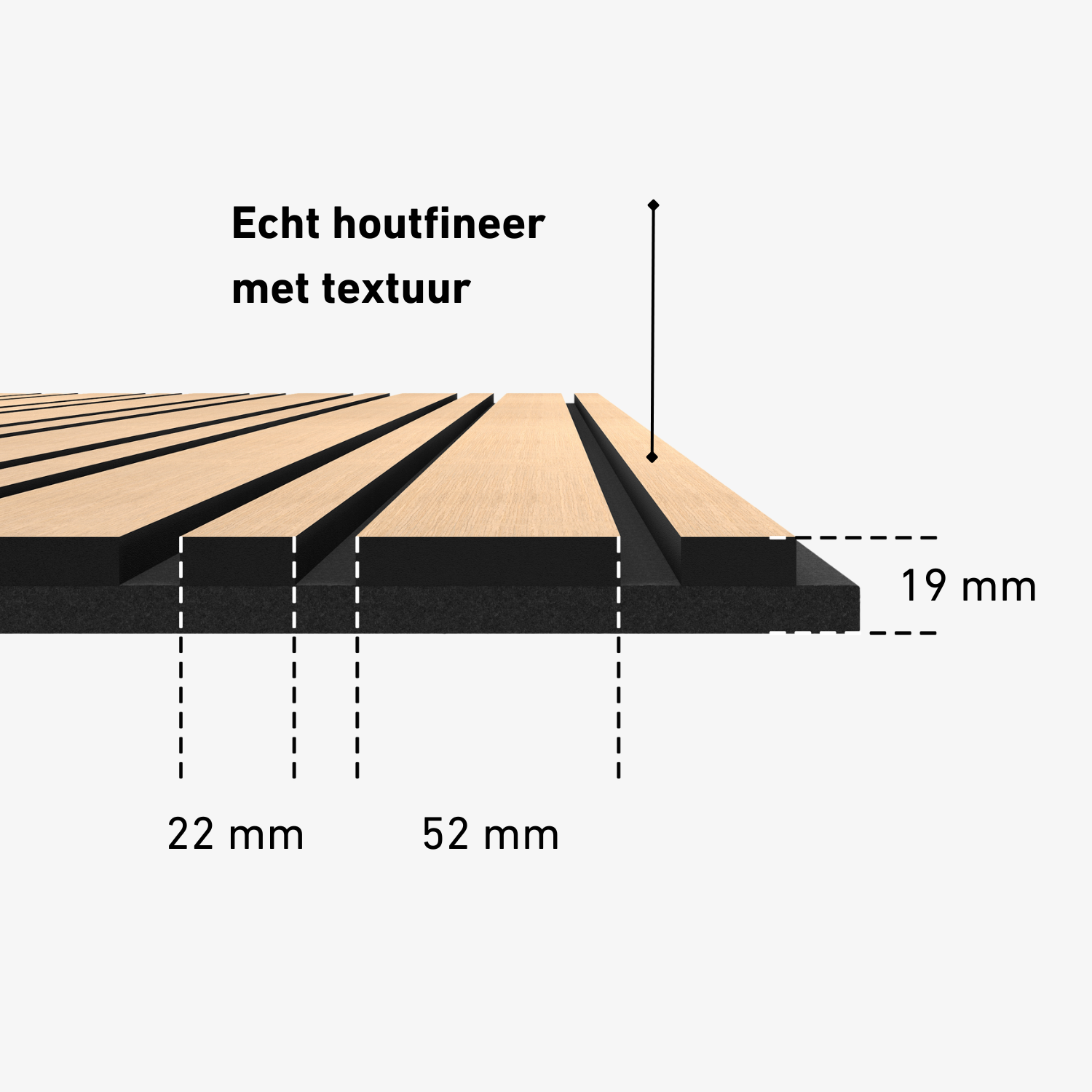 Panneau mural 280cm - Mixte - Chêne clair