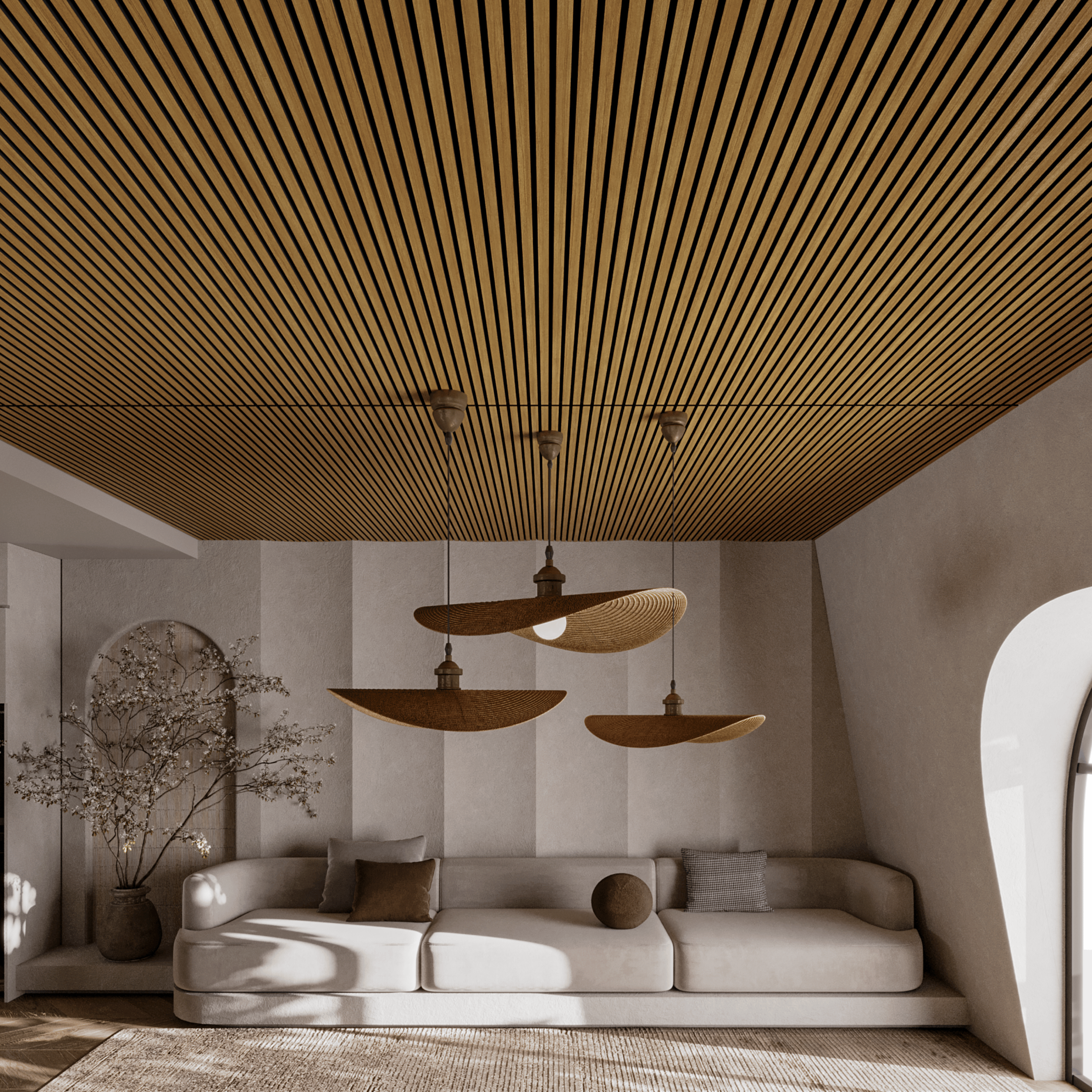 Wandpaneel 280 cm – Standard – Rustikale Eiche