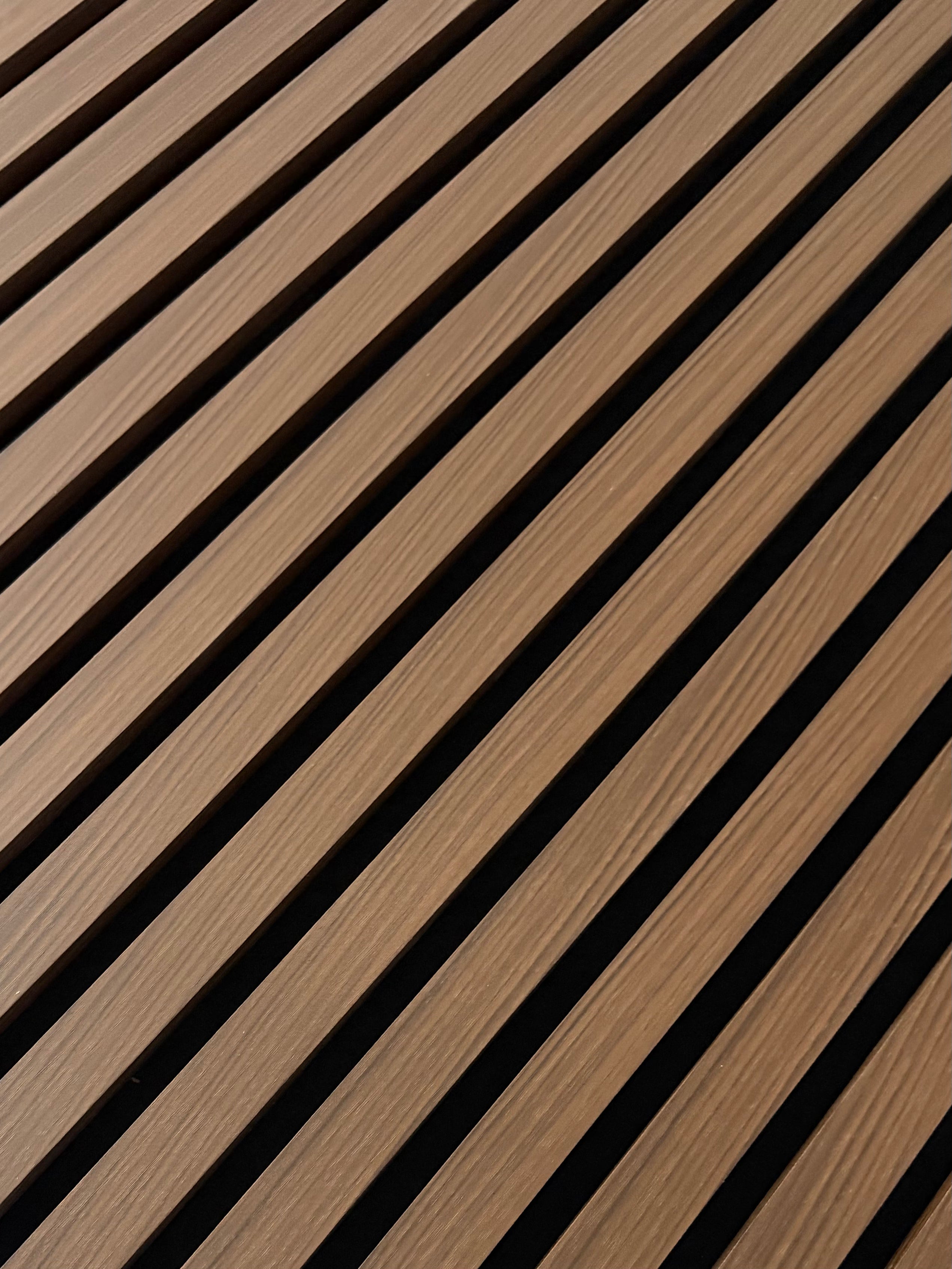 Akoestisch wandpaneel 260cm · 3-zijdig · Smoke Oak Prestige