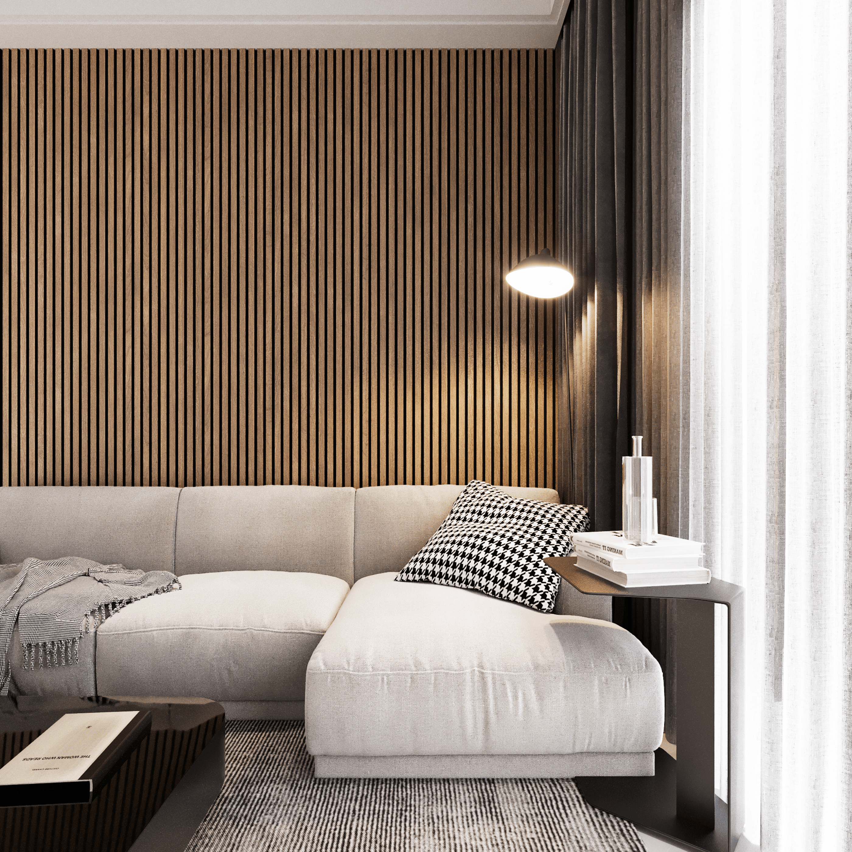 Wandpaneel 280 cm – Standard – Walnuss