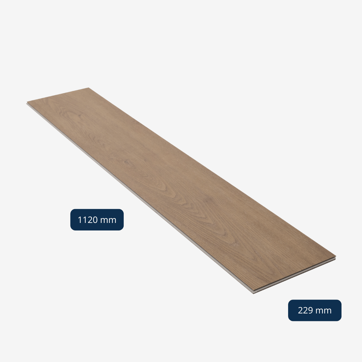 Klik PVC met geïntegreerde ondervloer - Boxbach eiken - Extra breed