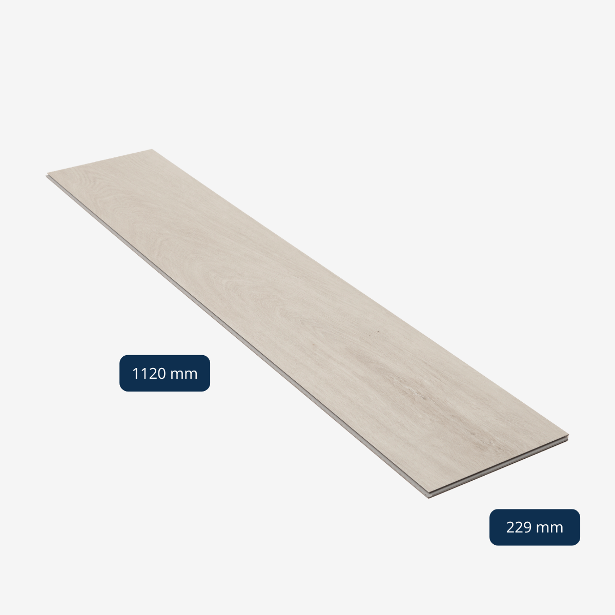 Klik PVC met geïntegreerde ondervloer - Fläming eiken - Extra breed