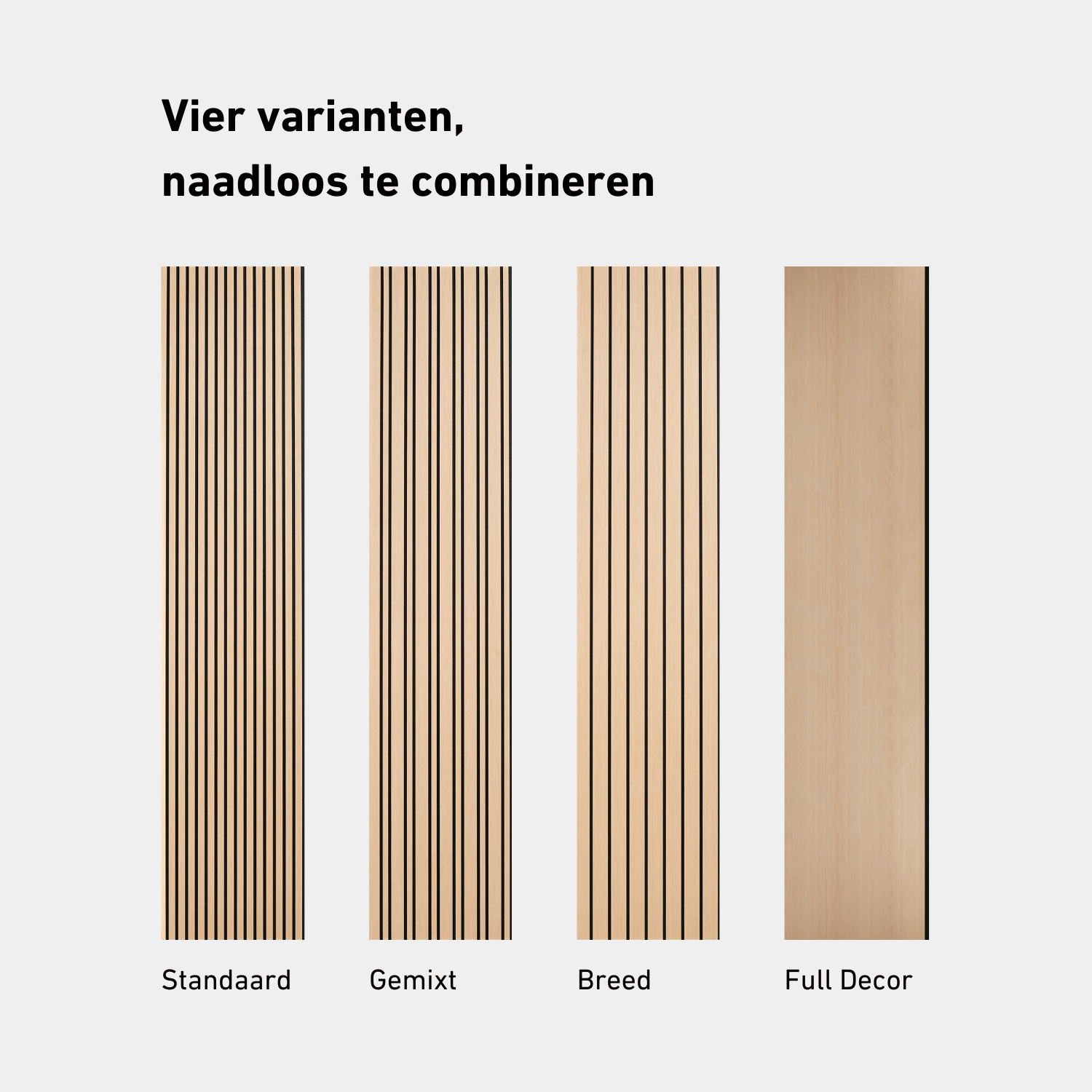 Roomdivider 300cm - Licht eiken