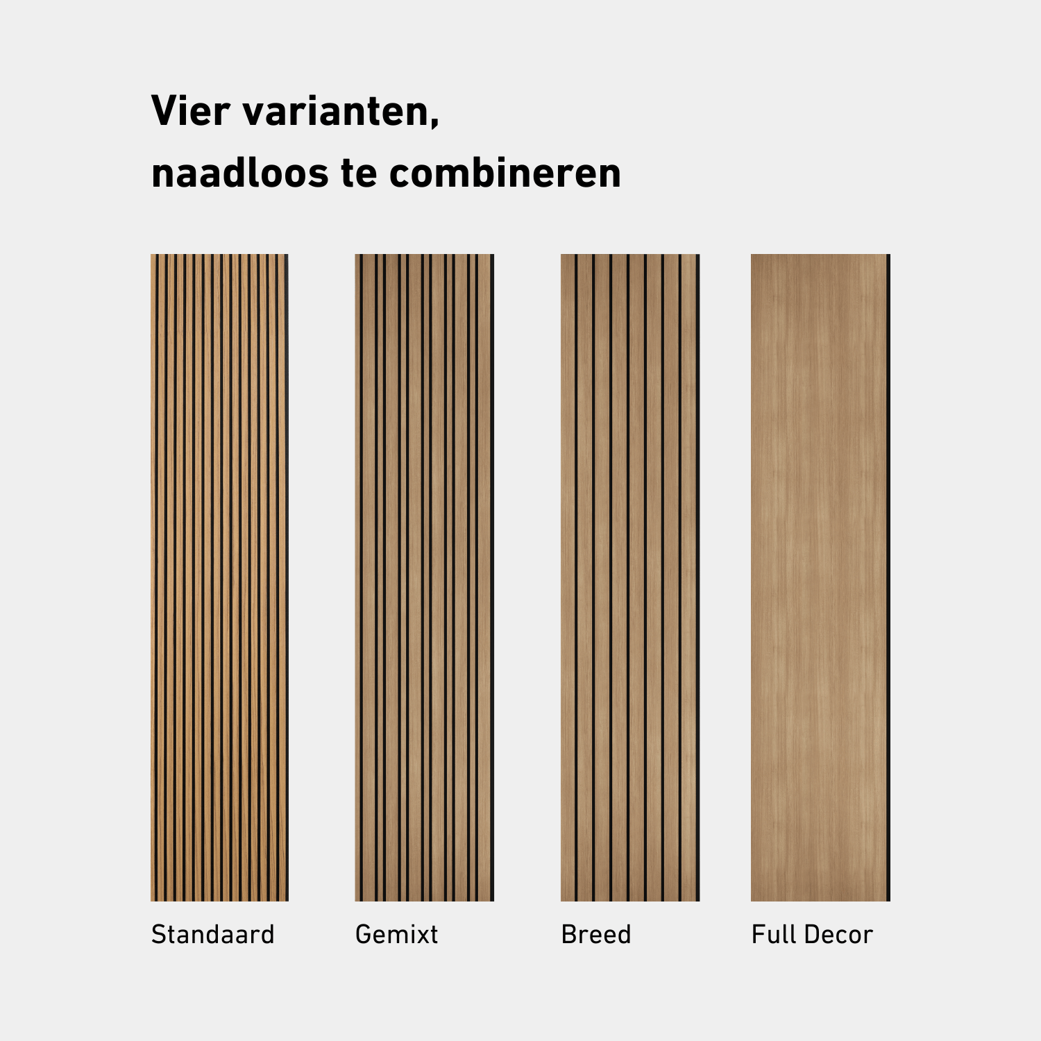 Wandpaneel 280cm - Breed - Rustiek eiken