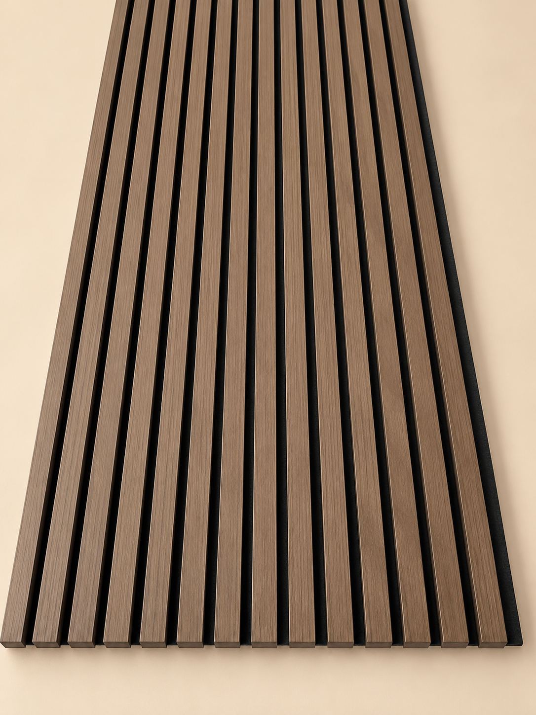 Akoestisch wandpaneel 260cm · 3-zijdig · Smoke Oak Prestige