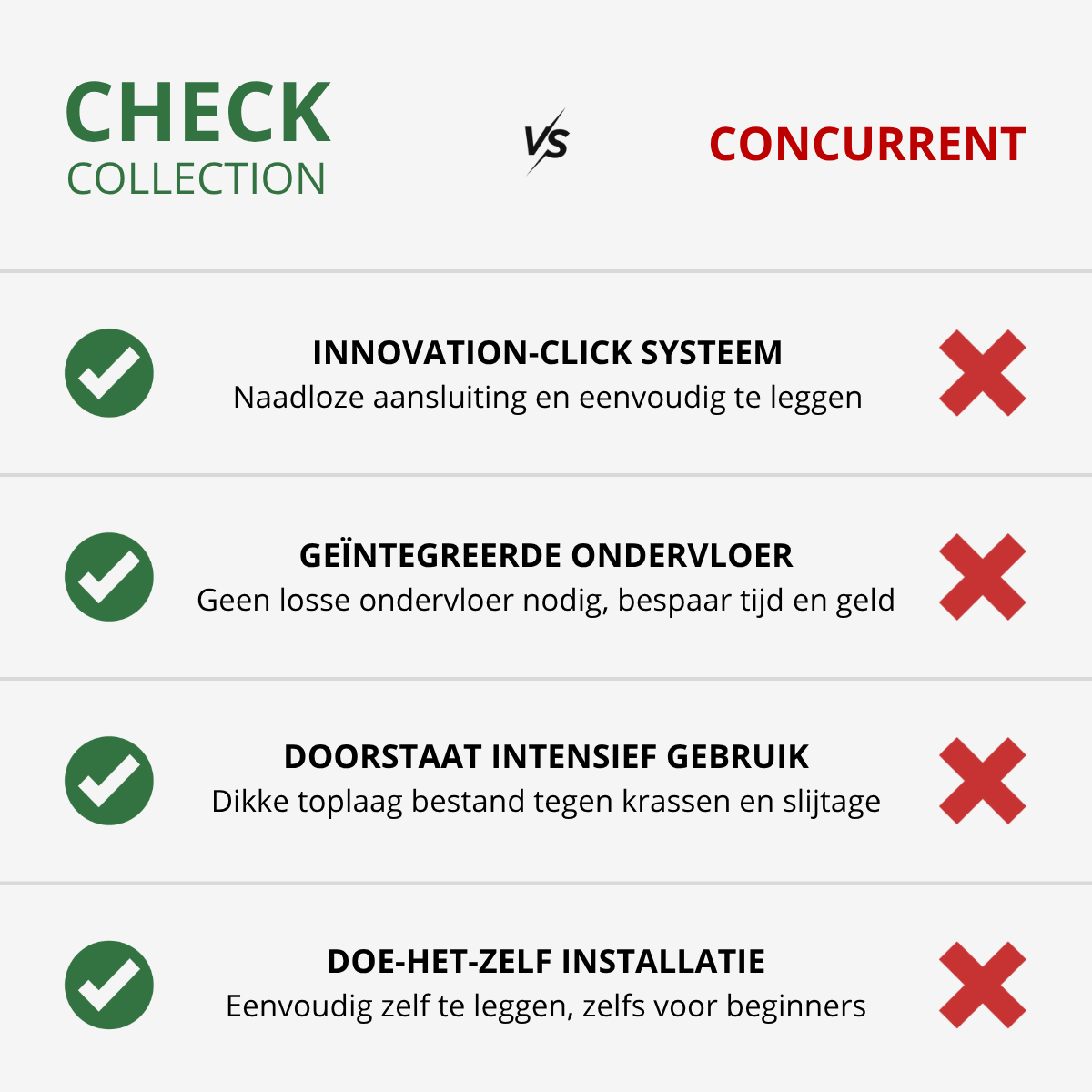 Klik PVC met geïntegreerde ondervloer - Lausitz eiken - Visgraat