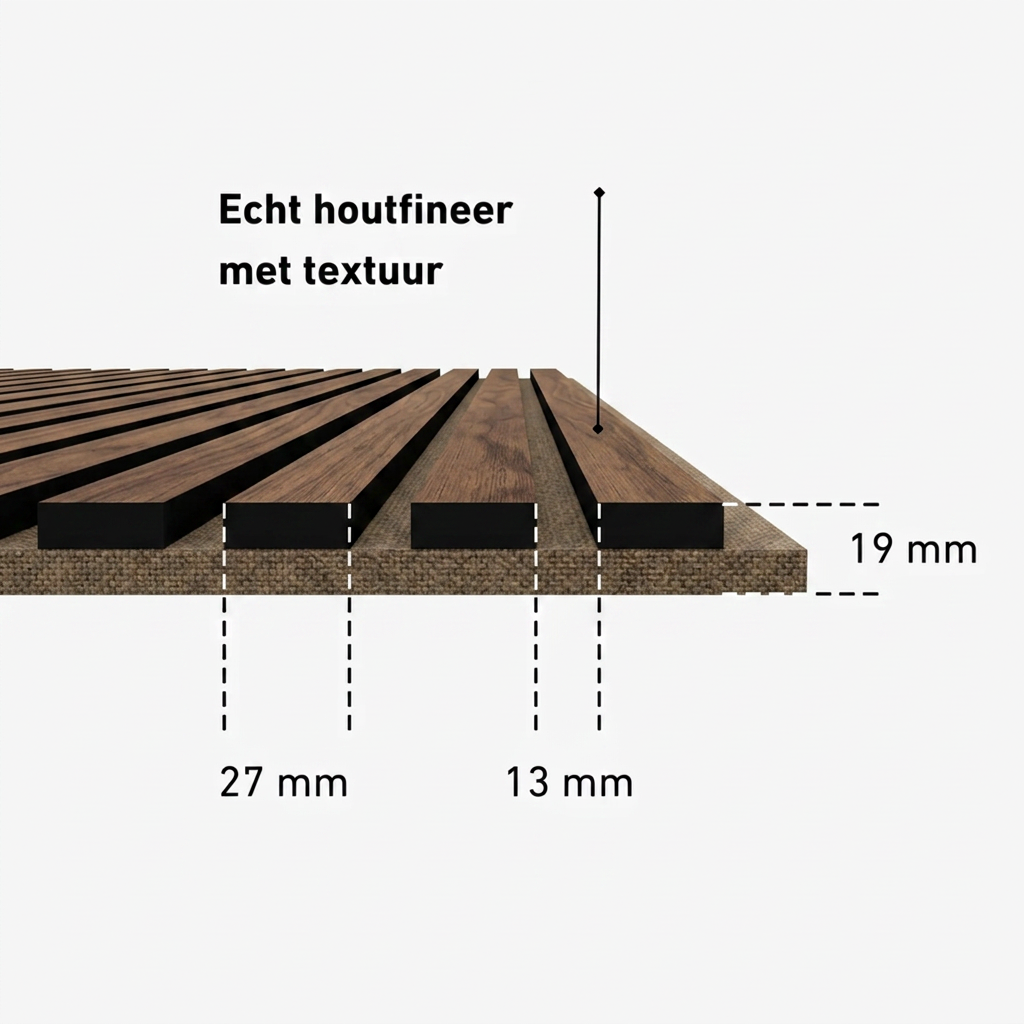 Panneau mural 280cm - Standard - Chêne clair feutre gris